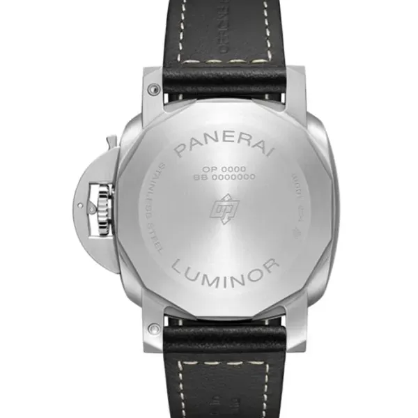 Panerai Luminor Men Automatic Black Alligator Watch PAM01392
