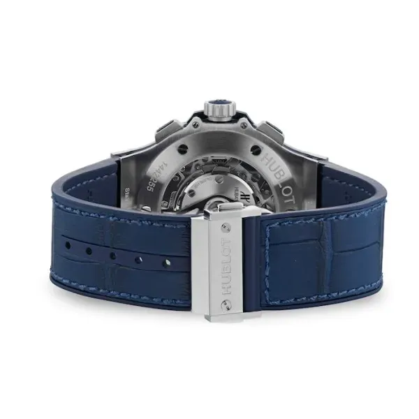 Hublot Big Bang Men Automatic Blue Alligator Watch 301.SX.7170.LR