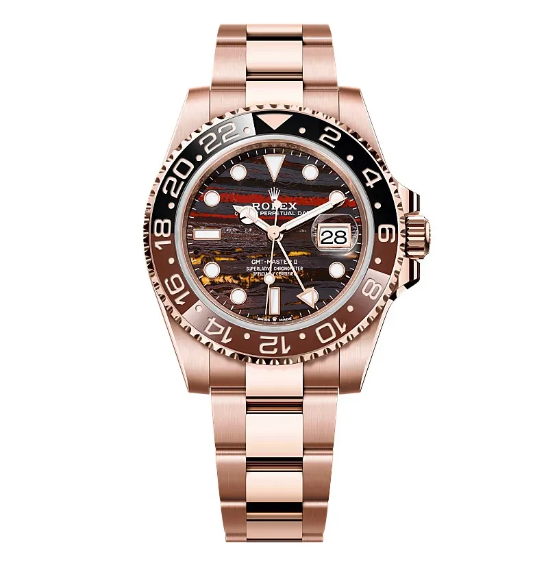 Superclone Rolex GMT-Master II 40 mm 126715CHNR Tiger Iron Dial