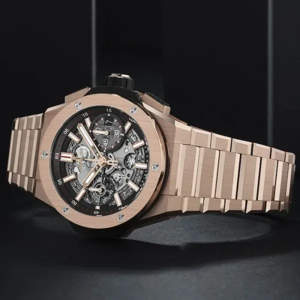 Hublot Big Bang Men Automatic Black 18ct Rose Gold Watch 451.OX.1180.OX
