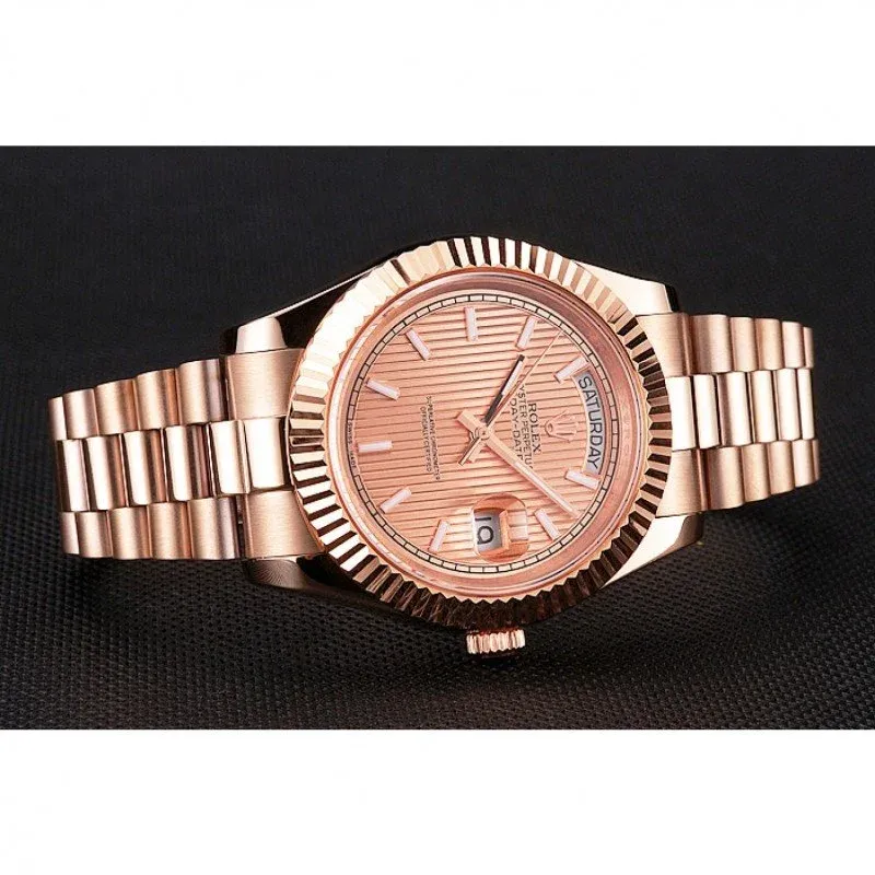 Superclone Rolex Day-Date 40mm Rose-Gold Dial REP016823