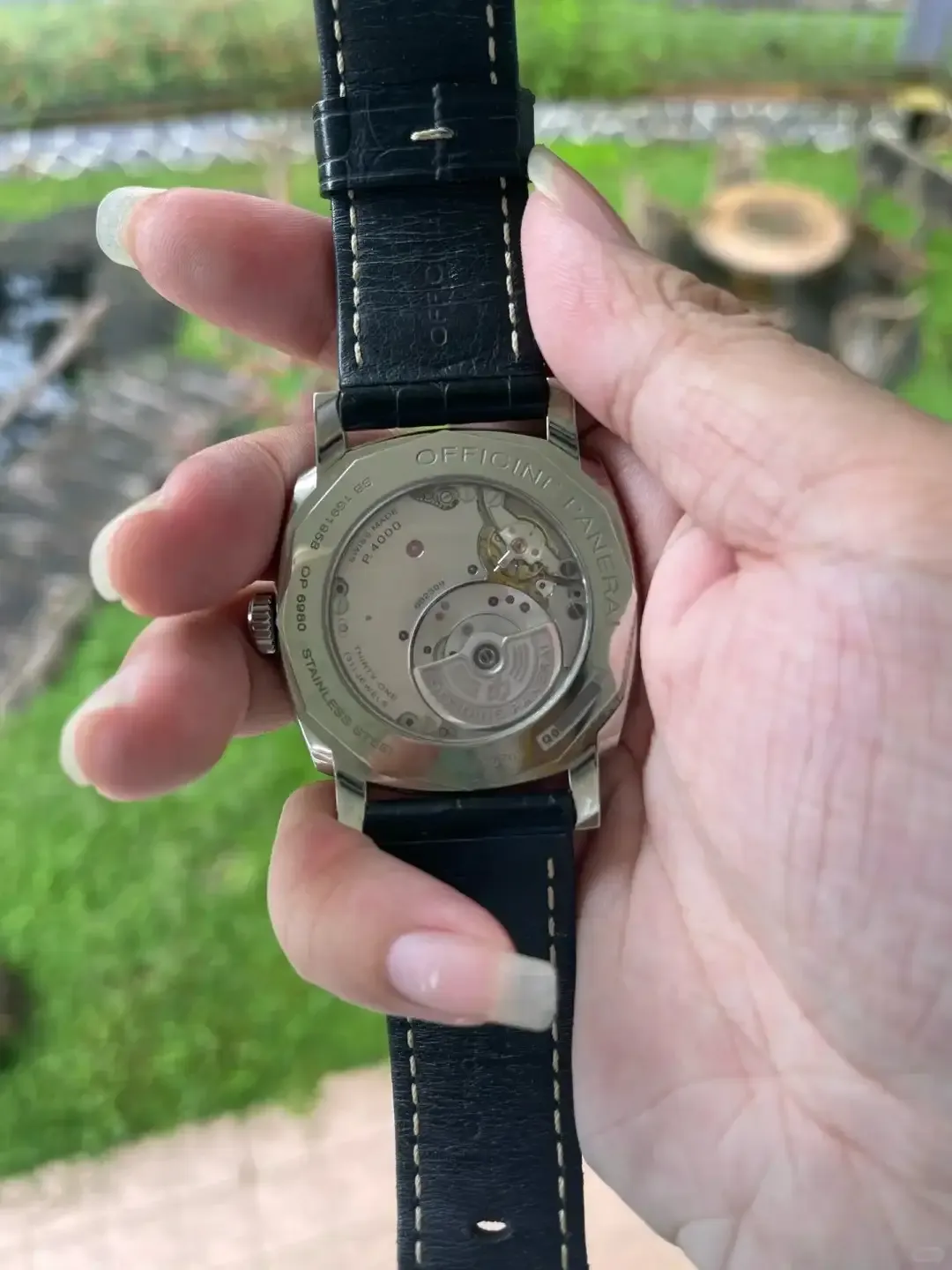 Panerai Radiomir Men Automatic Black Alligator Watch PAM00572