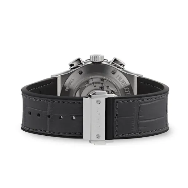Hublot Classic Fusion Men Automatic Grey Alligator Watch 521.NX.7071.LR