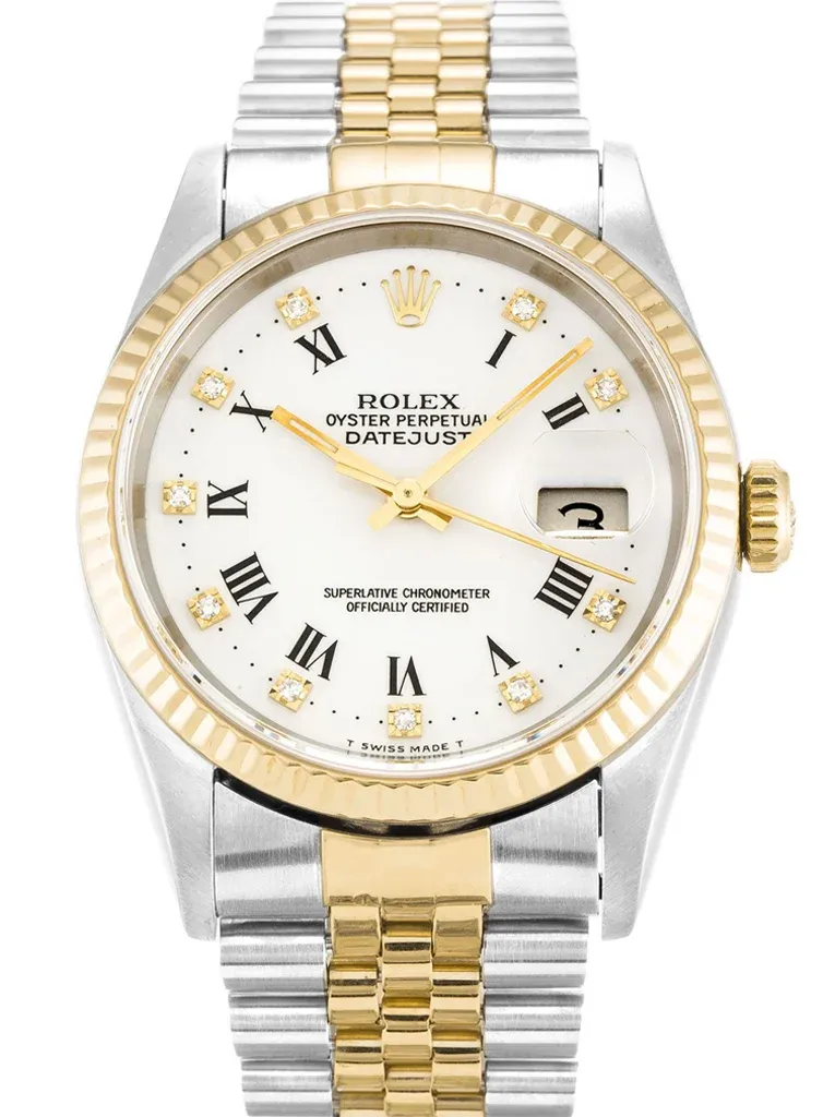 Rolex Datejust 36mm White Dial 16233