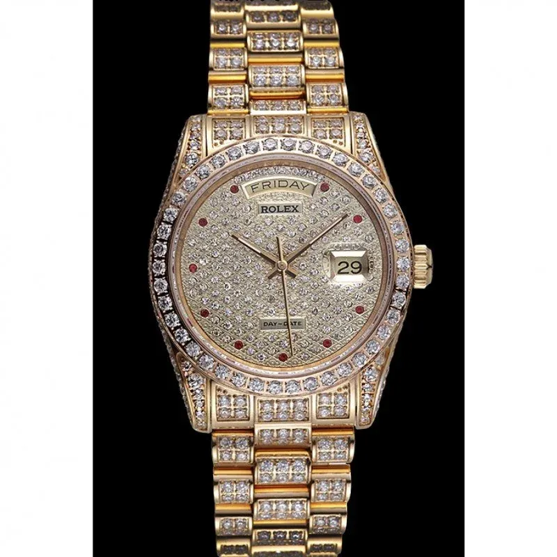 Superclone Rolex Day-Date 37mm Diamond Dial 621615