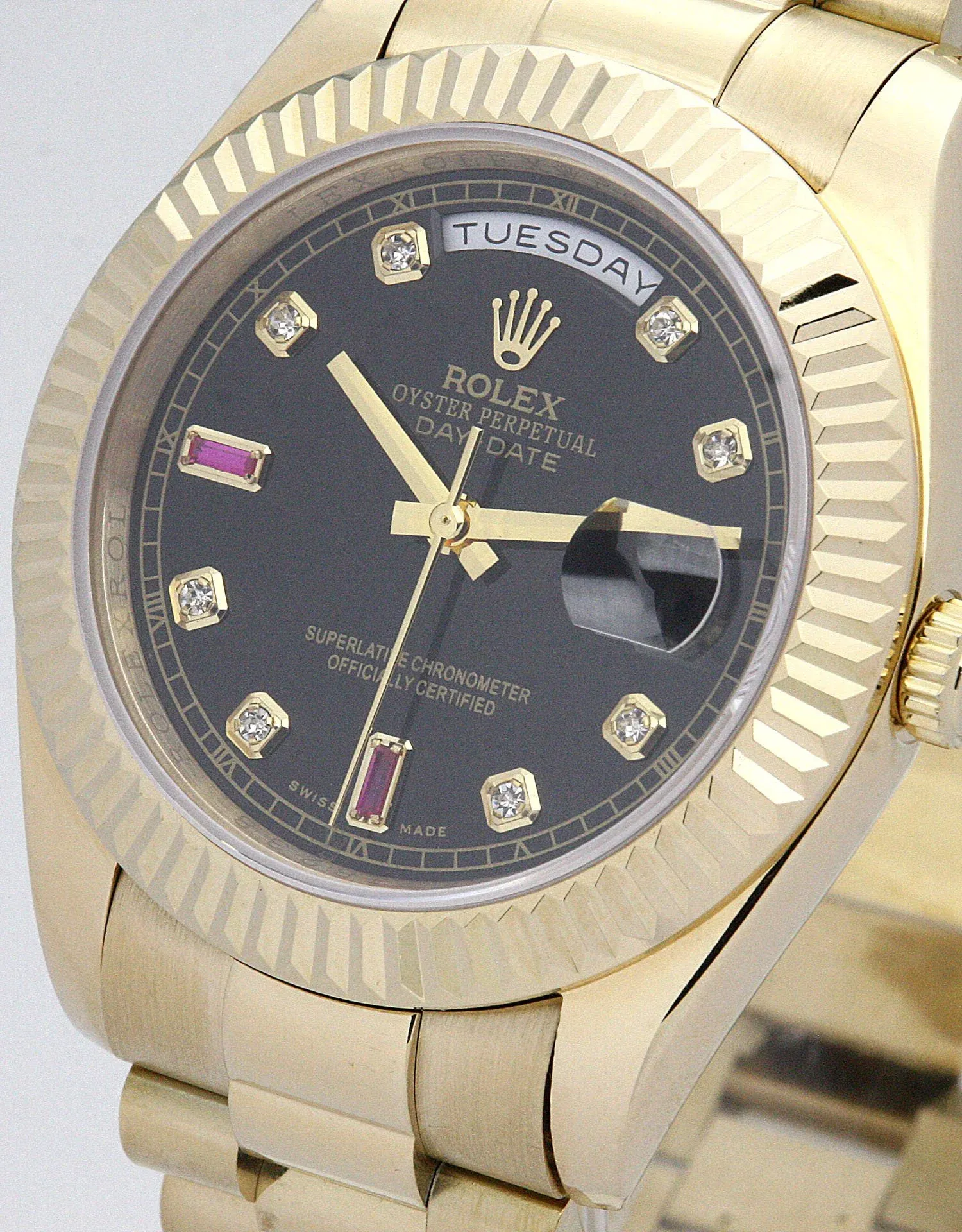 Rolex Day-Date 36mm Black Dial 118238