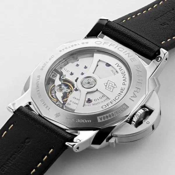 Panerai Luminor Men Automatic Black Calf Watch PAM01359