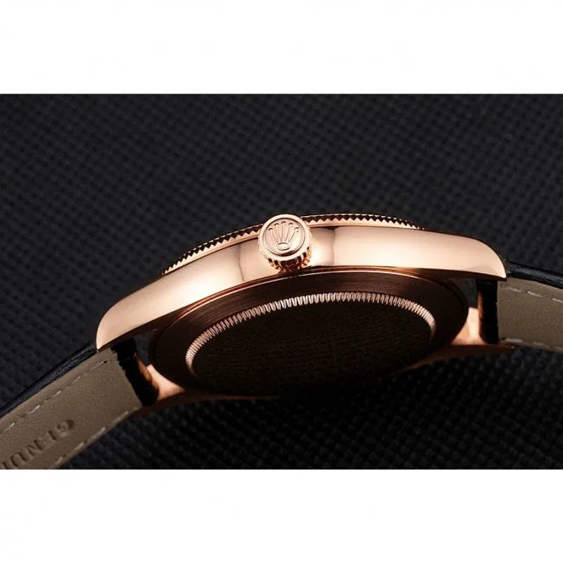 Superclone Rolex Cellini 38mm Black Dial REP016799