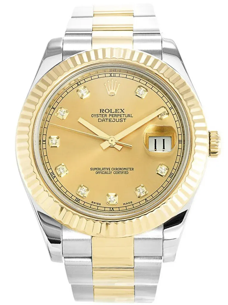 Rolex Datejust II 41mm Gold Dial 116333