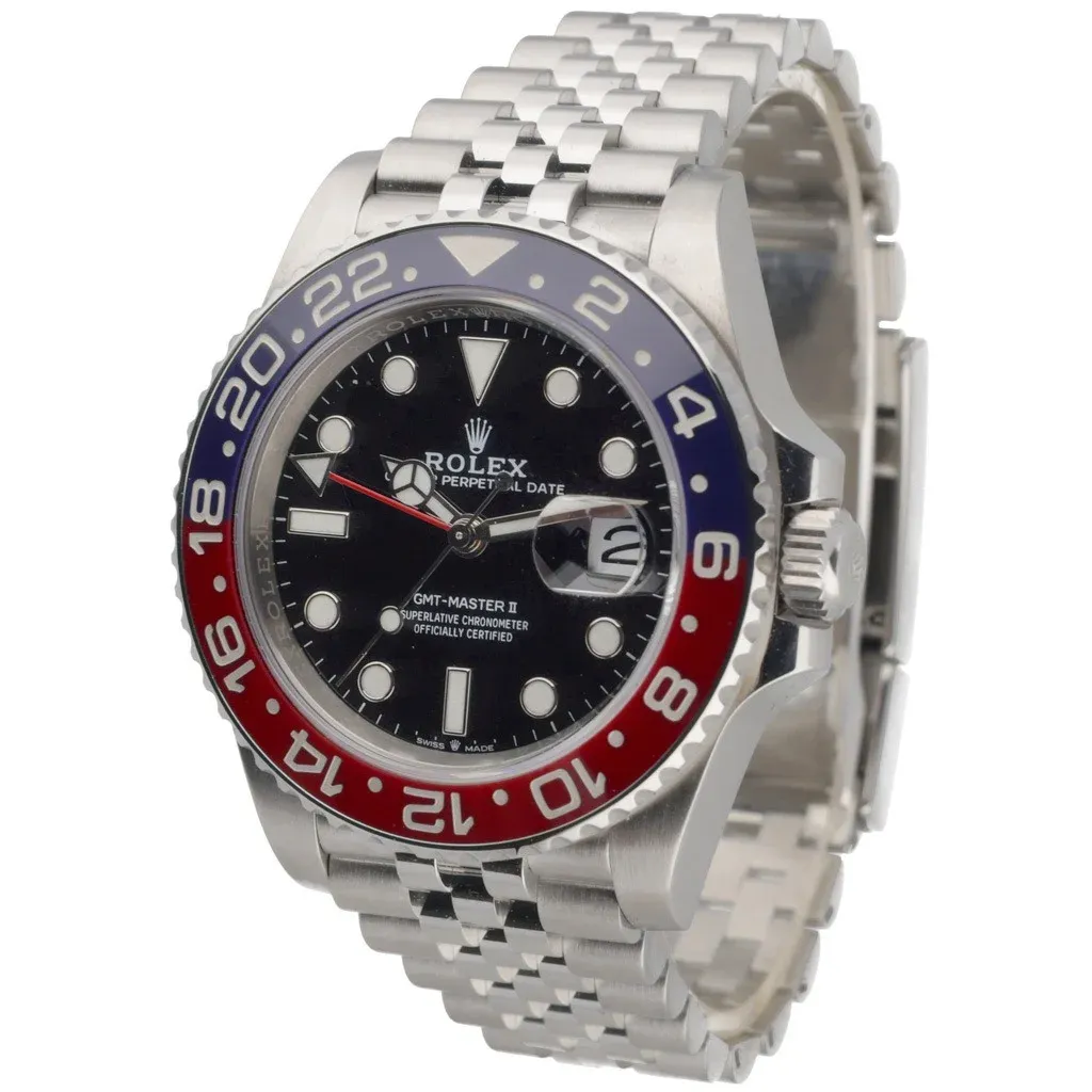 Rolex GMT-Master II 40mm 126710BLRO  Pepsi  Jubilee