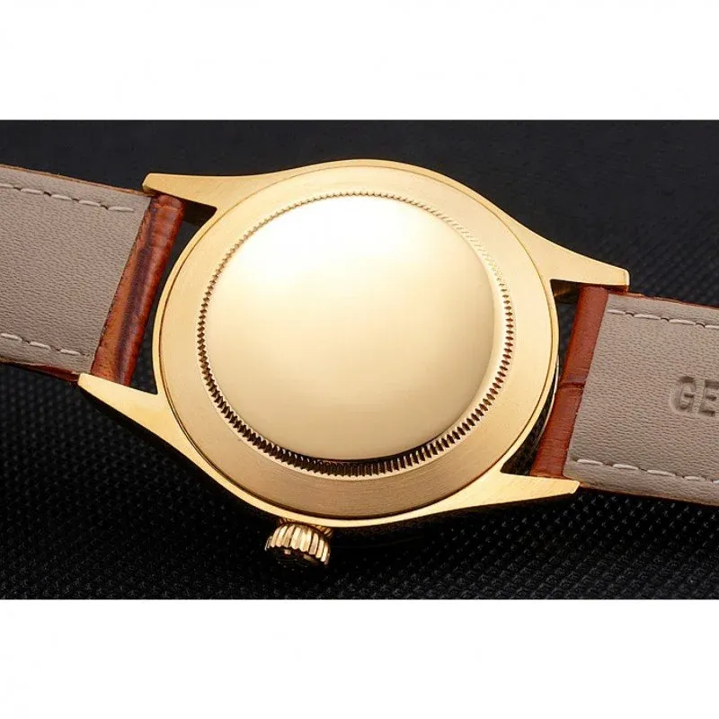 Superclone Rolex Cellini 38mm Gold Dial REP016797