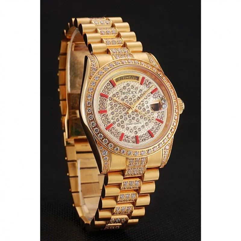 Superclone Rolex Day-Date 37mm Gold Dial 1453960