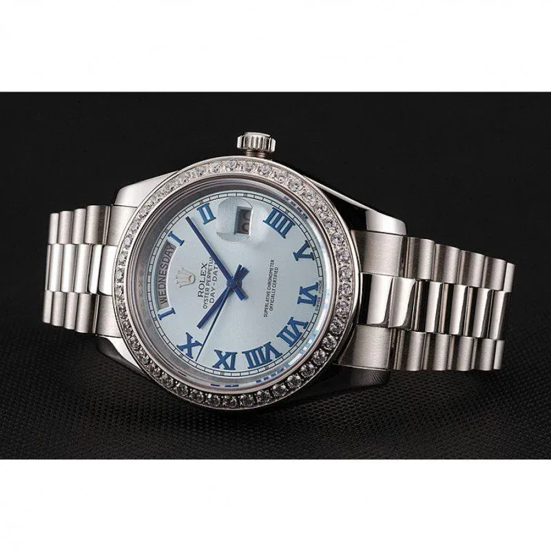 Superclone Rolex Day-Date 40mm Blue Dial 1453962