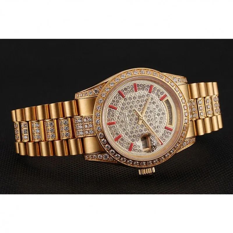 Superclone Rolex Day-Date 37mm Gold Dial 1453960