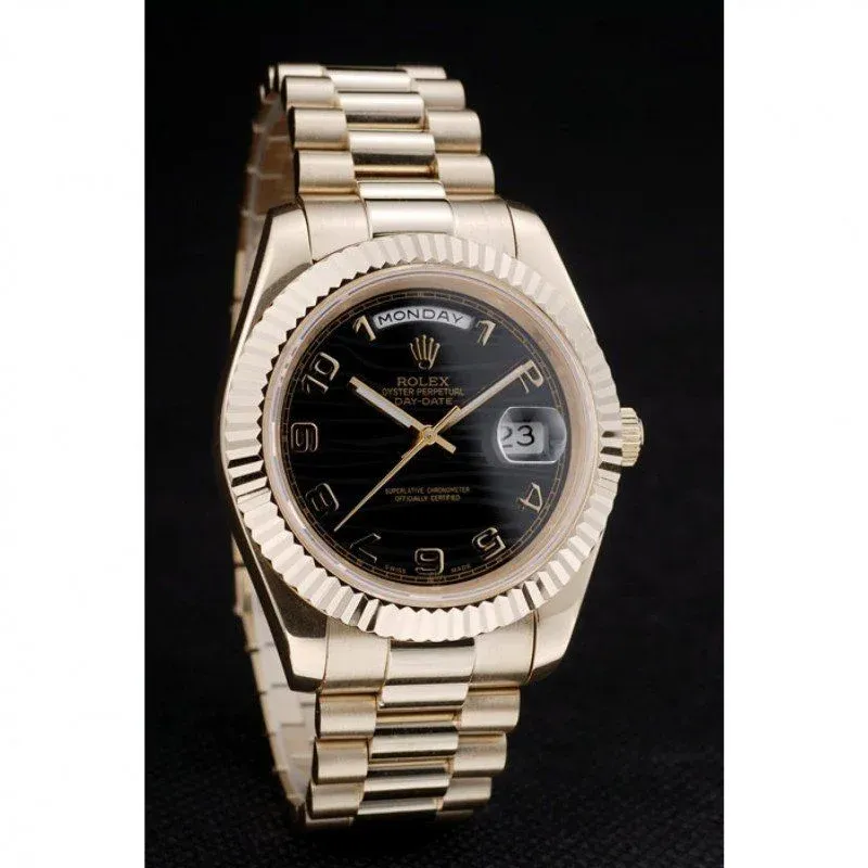 Superclone Rolex Day-Date 40mm Black Dial 41998