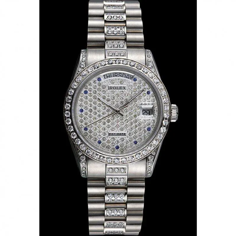 Superclone Rolex Day-Date 37mm Diamond Dial 621612