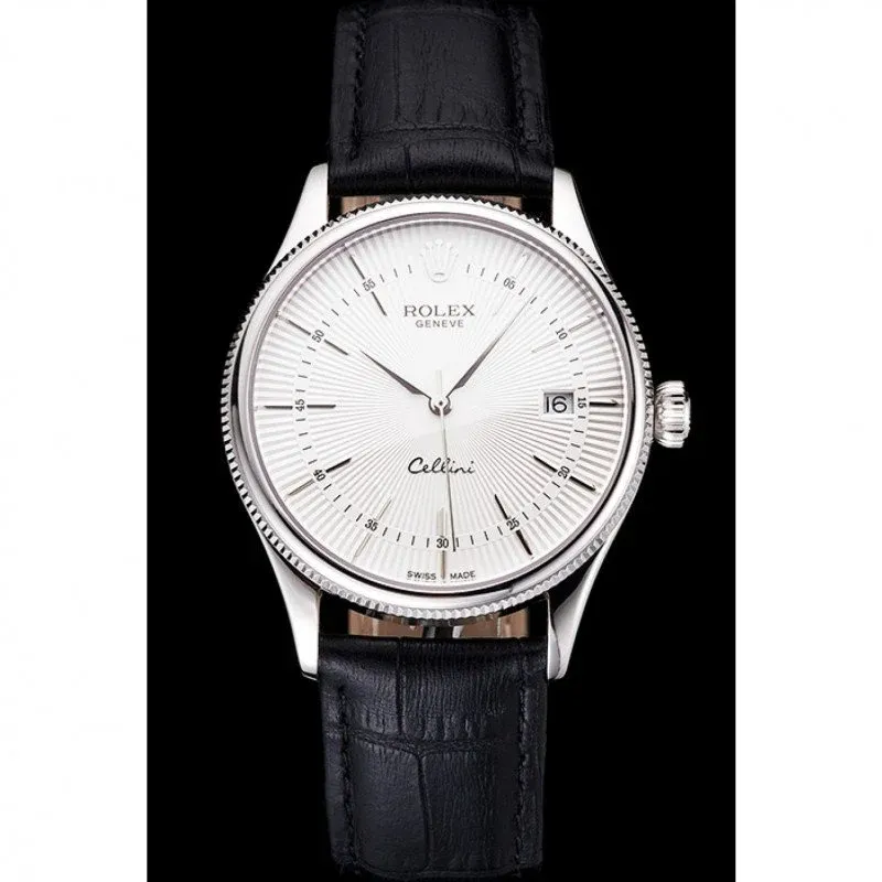 Superclone Rolex Cellini 38mm White Dial REP016802
