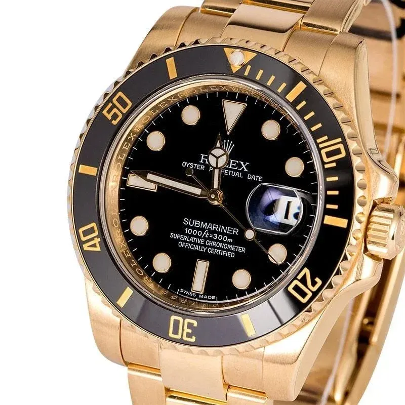 Superclone Rolex Submariner 40mm Black Dial 116618LN