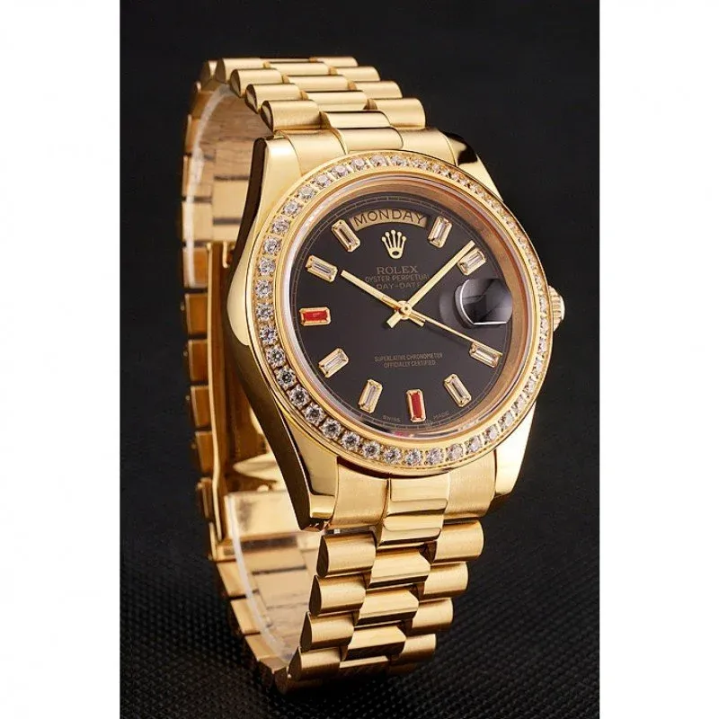 Superclone Rolex Day-Date 36mm Black Dial 1454101
