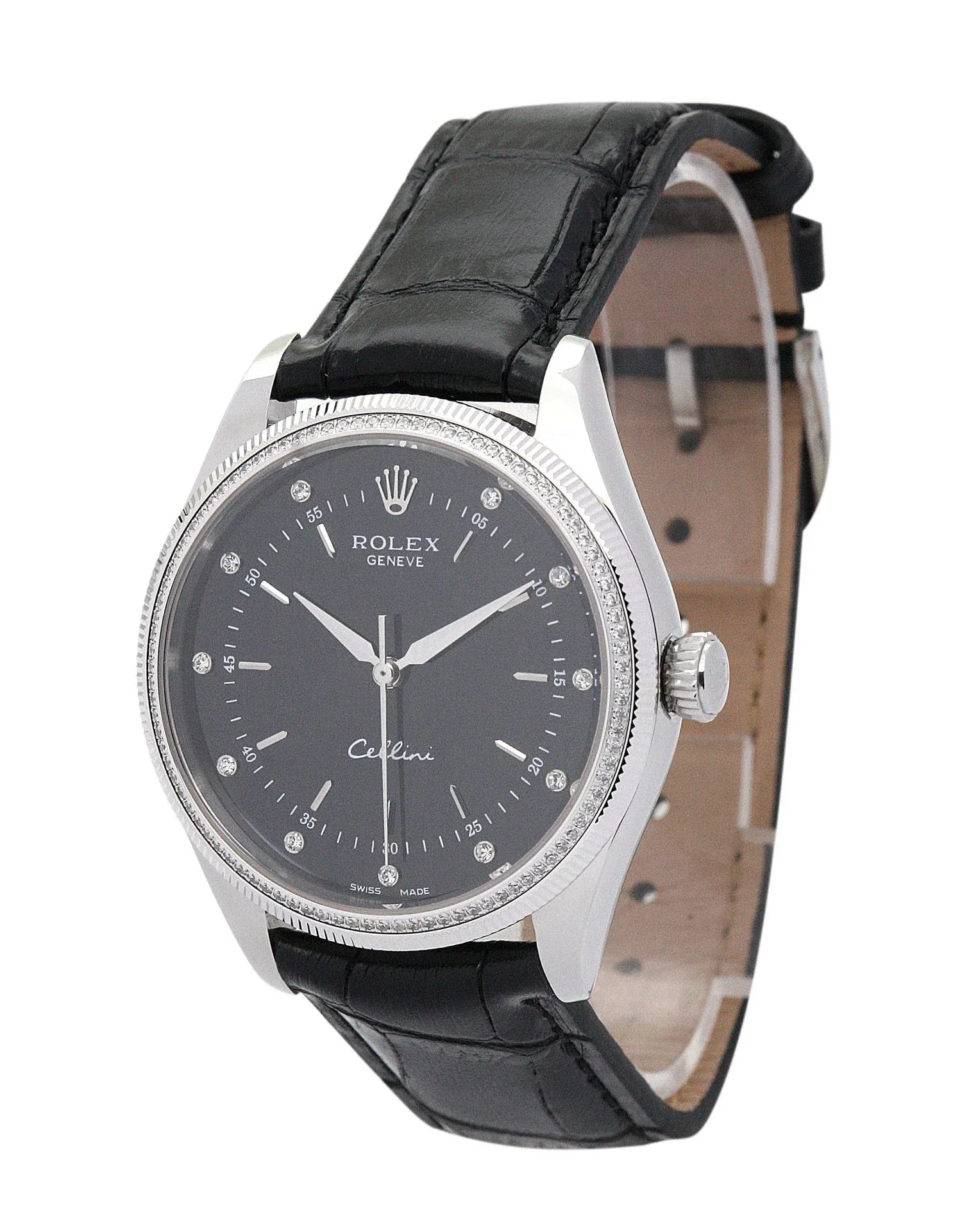 Rolex Cellini 39.5mm Black Dial 5310