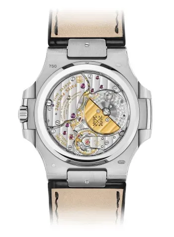 Patek Philippe Nautilus Moon Phase White Gold Watch 5712G-001