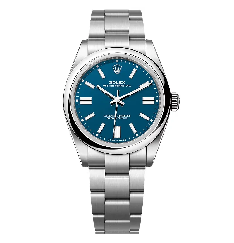 Superclone Rolex Oyster Perpetual 277200 Med Blue Dial