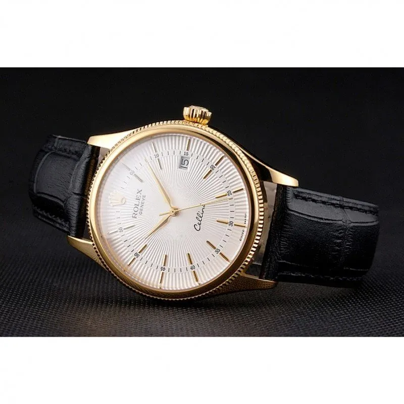 Superclone Rolex Cellini 38mm White Dial REP016791