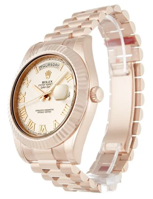 Rolex Day-Date II 40mm Ivory Dial 218235