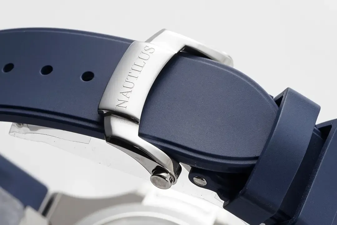 Patek Philippe Blue Nautilus Rubber Watch