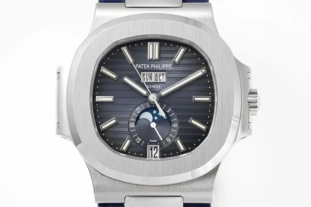 Patek Philippe Blue Nautilus Rubber Watch