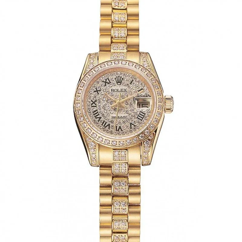 Superclone Rolex Datejust 21mm Gold Dial 1453955