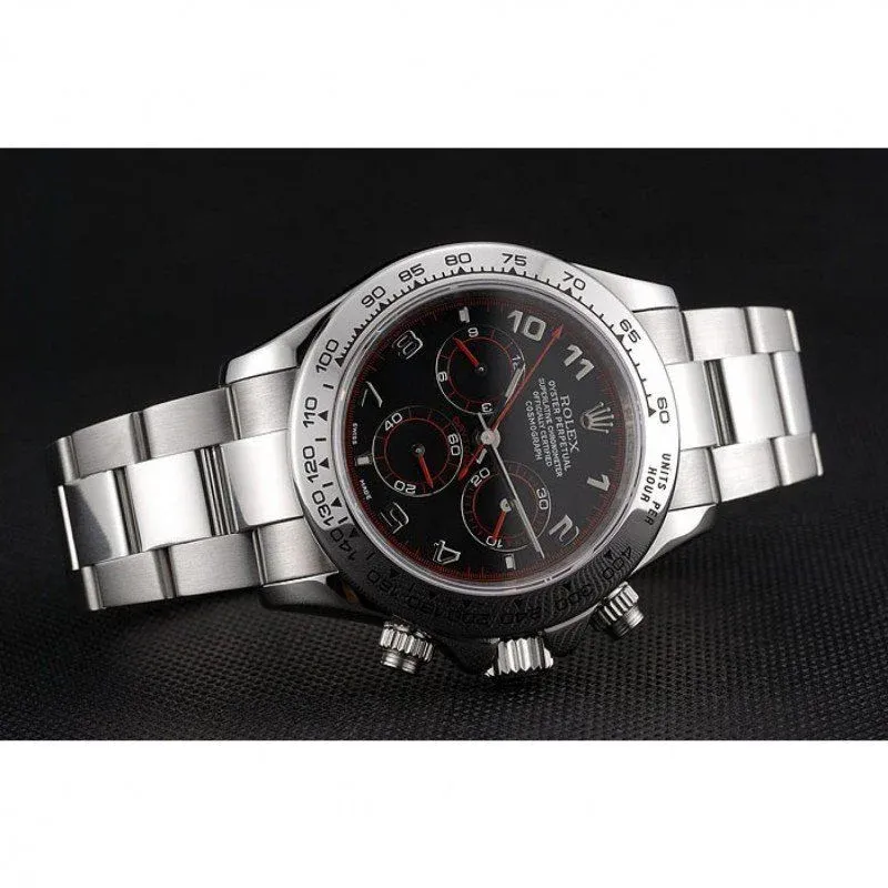 Superclone Rolex Daytona 39mm Black Dial 80296
