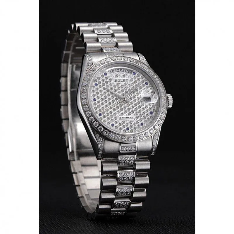 Superclone Rolex Day-Date 37mm Diamond Dial 621612