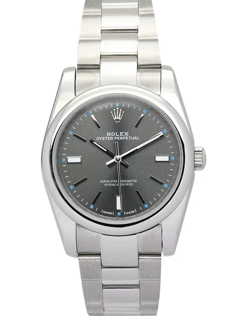 Rolex Oyster Perpetual Lady 31mm Black Dial 177200-2