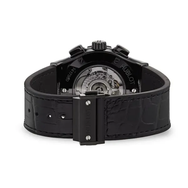 Hublot Classic Fusion Men Automatic Black Alligator Watch 525.CM.0170.LR