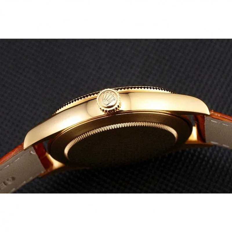 Superclone Rolex Datejust 38mm Gold Dial REP016818