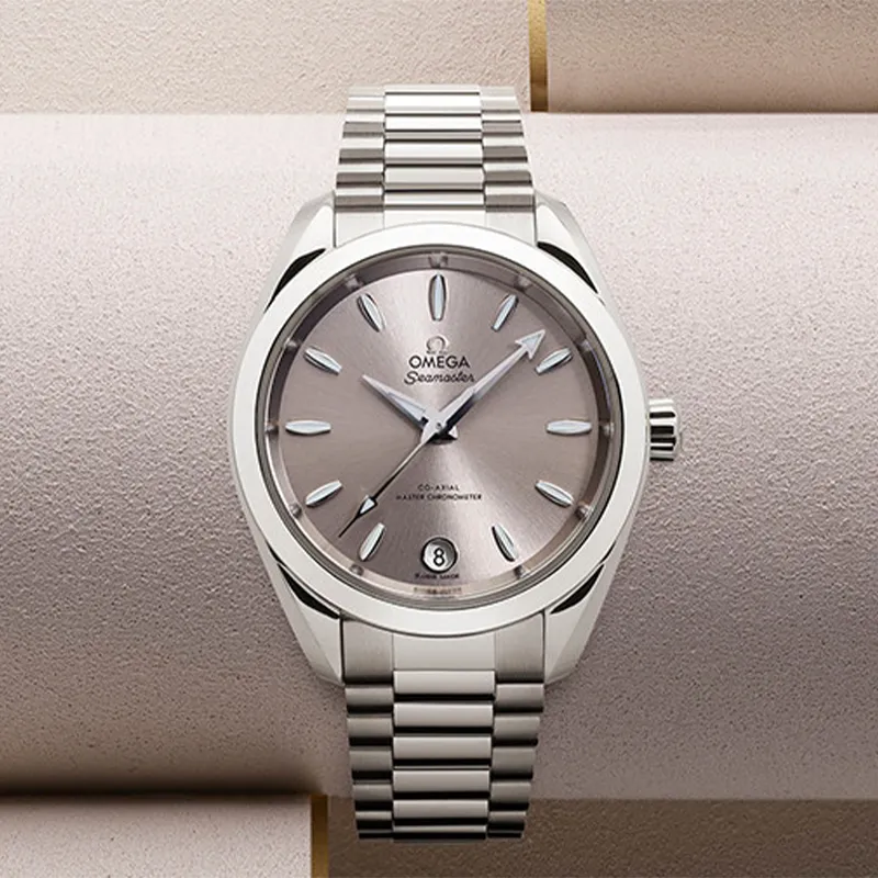 Omega Aquaterra Women Automatic Ivory Stainless Steel Watch O22010342009001