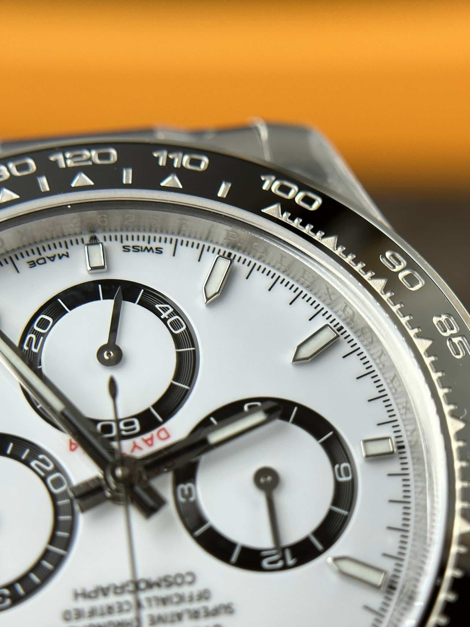 Superclone Rolex Daytona  Panda  40 mm White Dial 126500LN