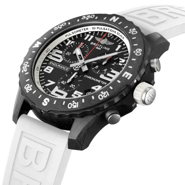 Breitling Endurance Pro Men Quartz Black Rubber Watch X82310A71B1S1