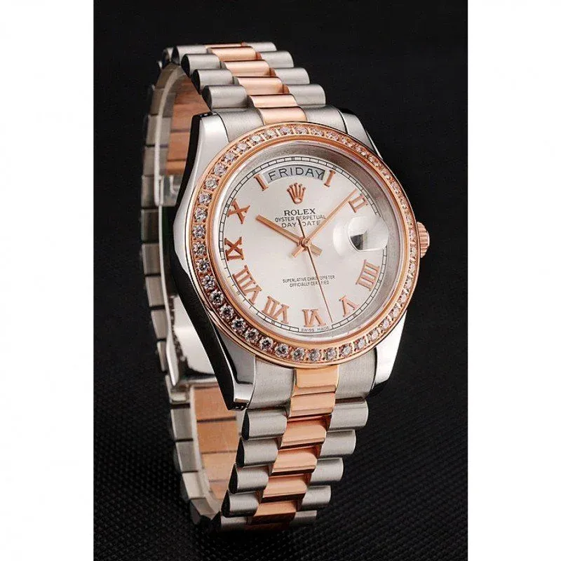 Superclone Rolex Day-Date 40mm White Dial 1454108
