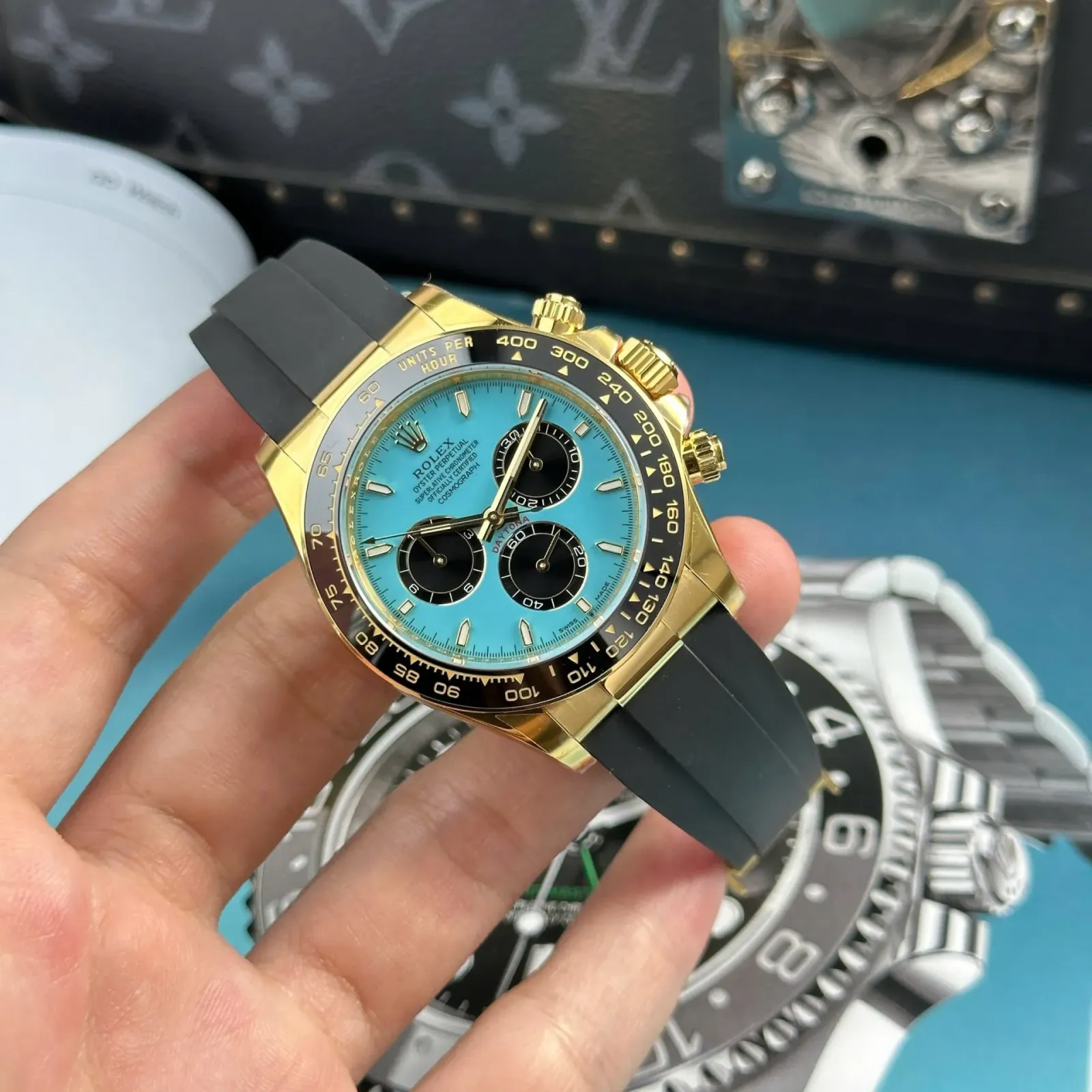 Superclone Rolex Daytona 40 mm 126518LN Tiffany Dial
