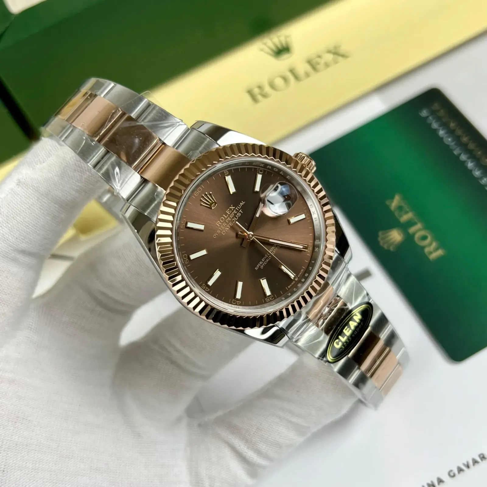 Superclone Rolex Datejust 41 mm Chocolate Dial 126331 Oyster