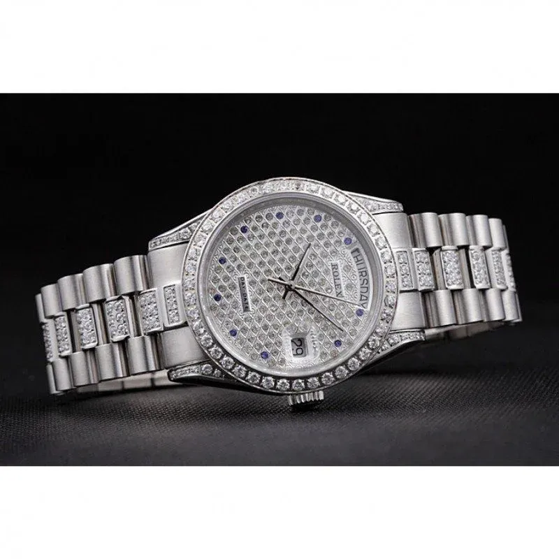 Superclone Rolex Day-Date 37mm Diamond Dial 621612