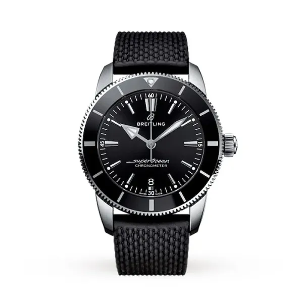 Breitling Superocean Heritage Men Automatic Black Rubber Watch AB2030121B1S1
