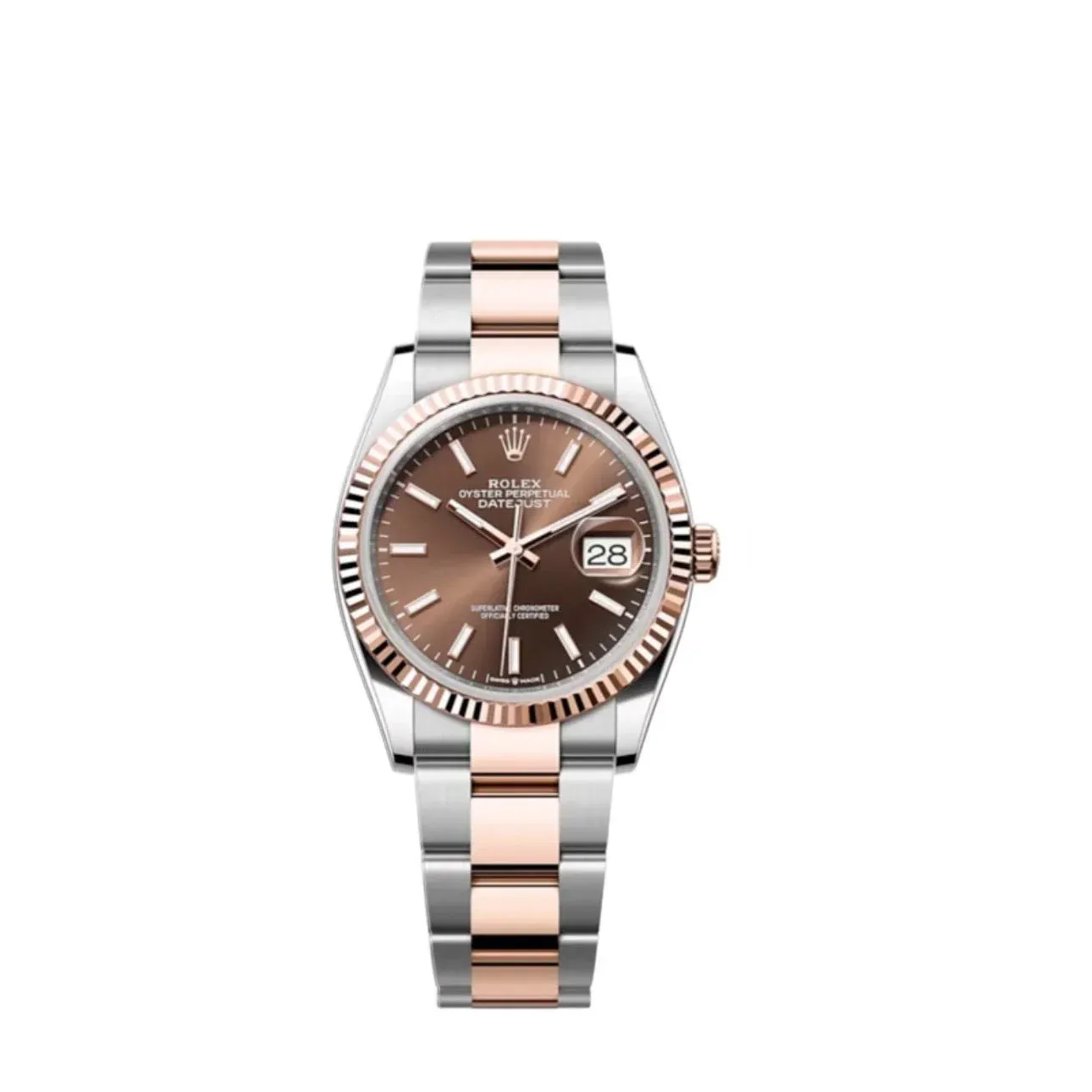 Superclone Rolex Datejust 36 mm Chocolate Dial 126231 Oyster