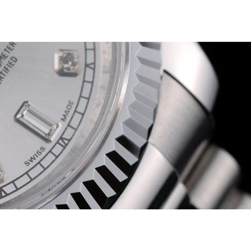 Superclone Rolex Day-Date 40mm Silver Dial 41995