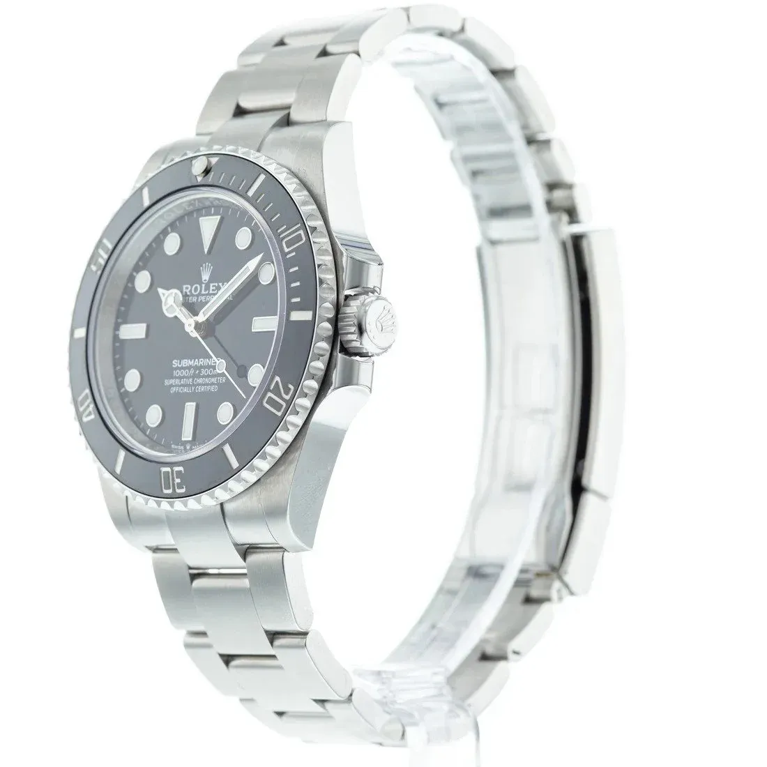 Superclone Rolex Submariner 41mm Black Dial 124060 No-Date
