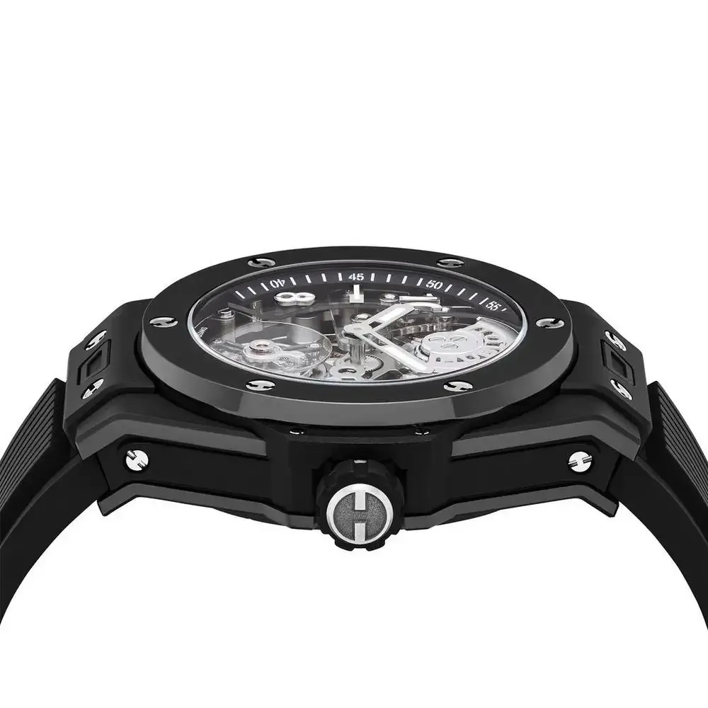 Hublot Big Bang Men Automatic Silver Rubber Watch 419.CI.0170.RX