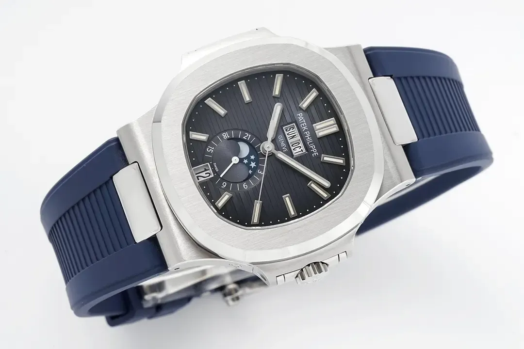 Patek Philippe Blue Nautilus Rubber Watch