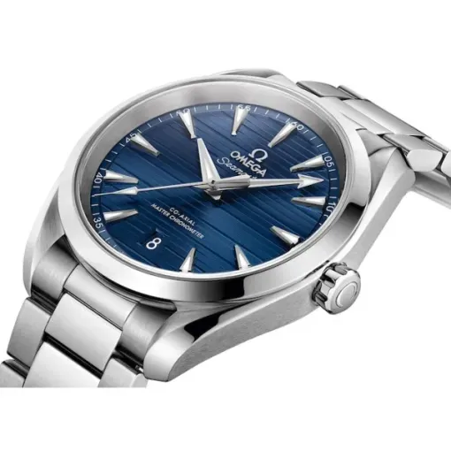 Omega Seamaster Aqua Terra Men Automatic Blue Stainless Steel Watch O22010382003001
